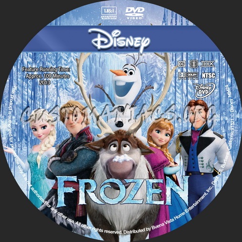 Frozen - Animation Collection dvd label