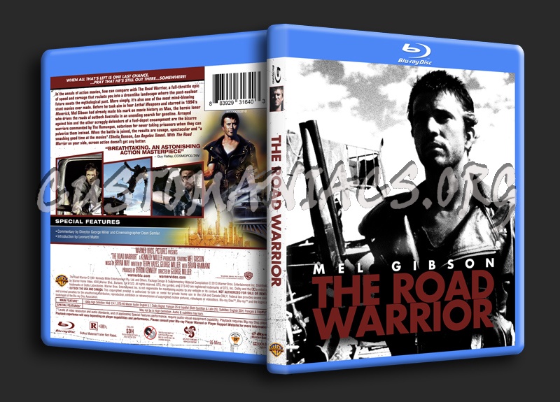 Mad Max 2: The Road Warrior blu-ray cover