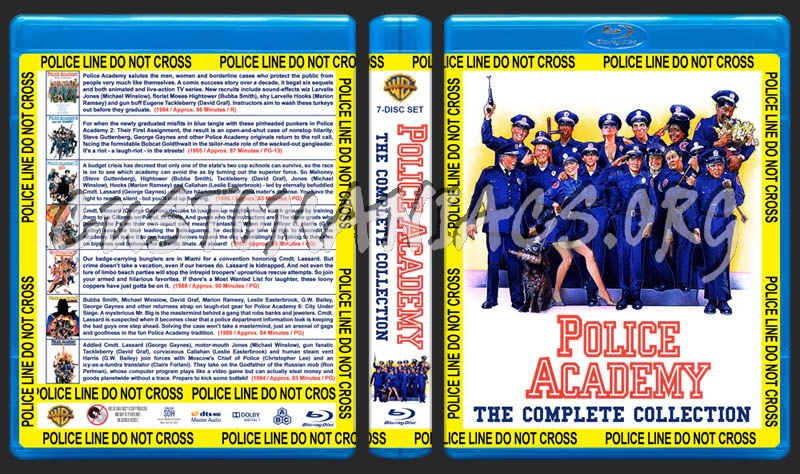 Police Academy Collection blu-ray cover