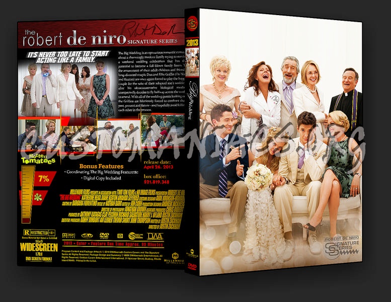 The Big Wedding dvd cover