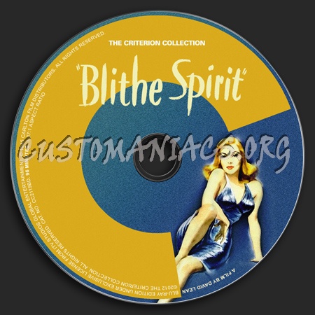 606 - Blithe Spirit dvd label