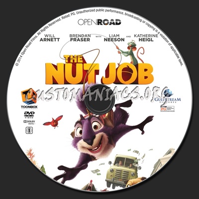 The Nut Job dvd label