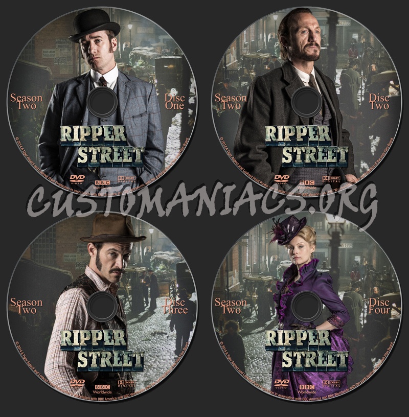 Ripper Street - Season 2 dvd label