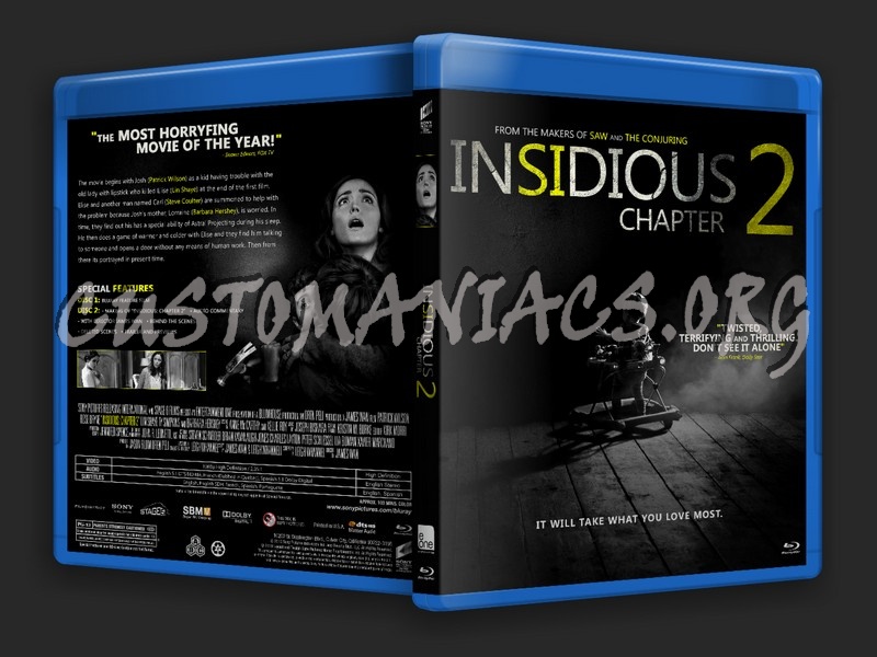 Insidious: Chapter 2 blu-ray cover