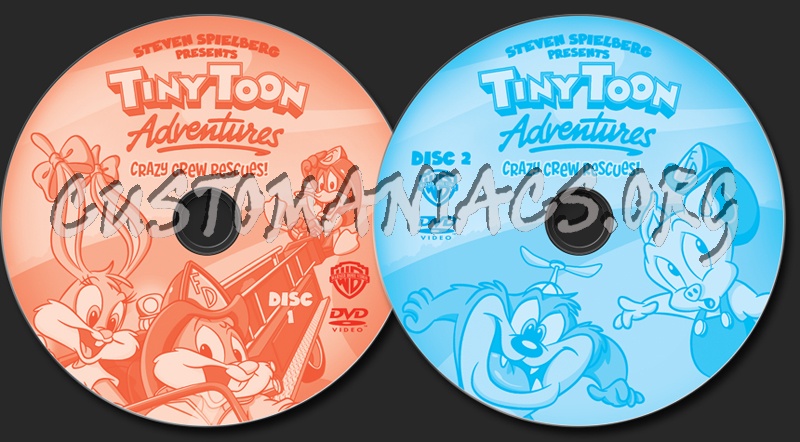 Tiny Toon Adventures Volume 3 dvd label