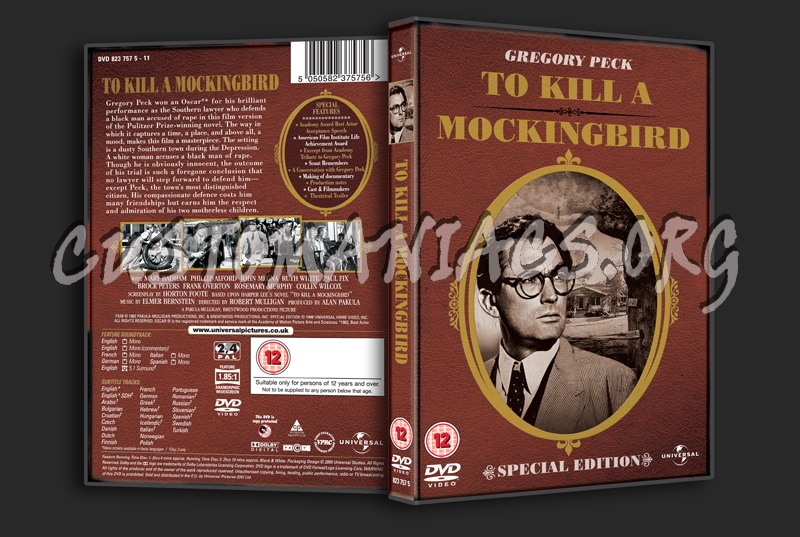 To Kill A Mockingbird dvd cover