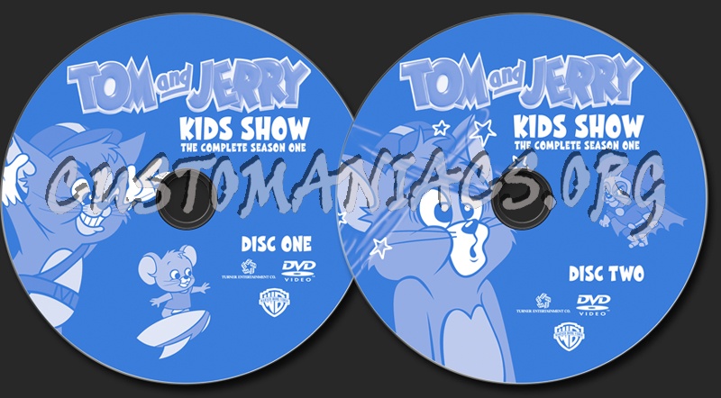 Tom and Jerry Kids Show Season 1 dvd label