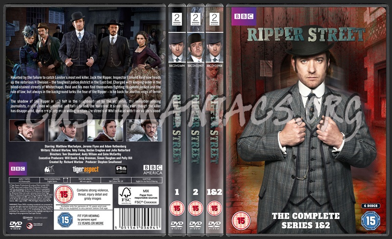 Ripper Street - The Complete Series dvd cover