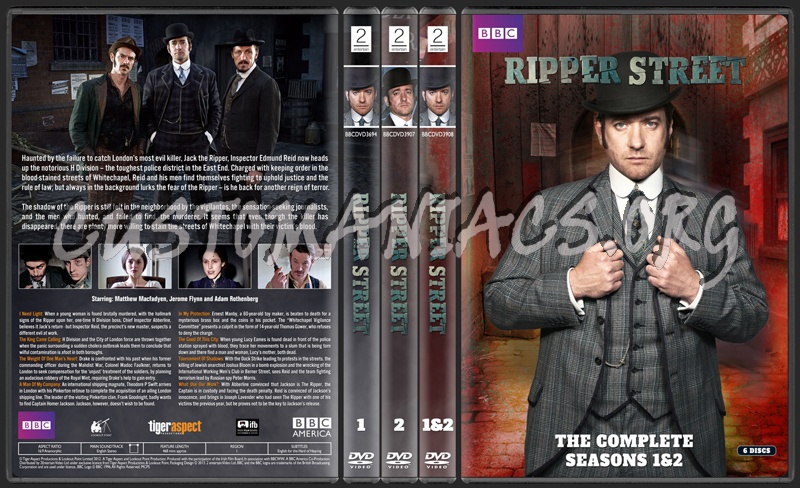 Ripper Street - The Complete Series dvd cover