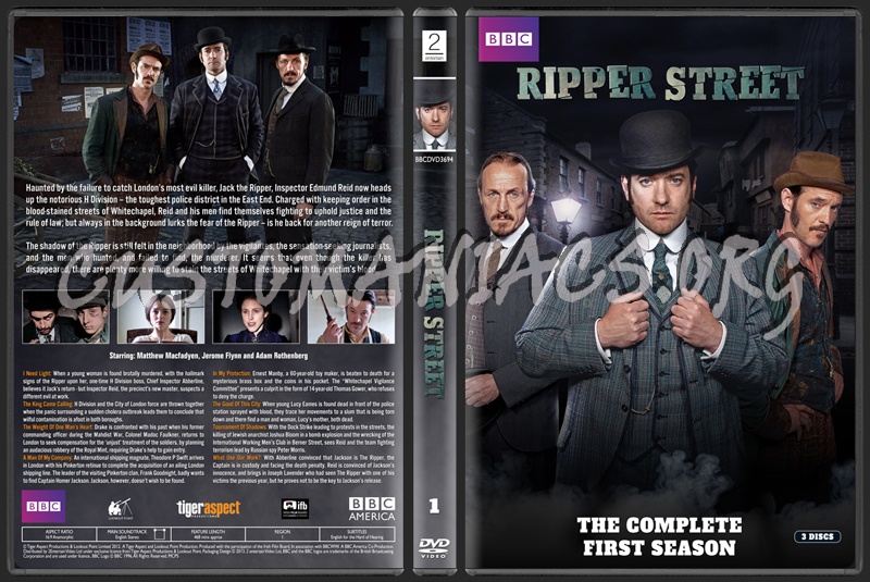 Ripper Street - The Complete Series dvd cover