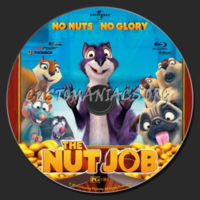 The Nut Job blu-ray label