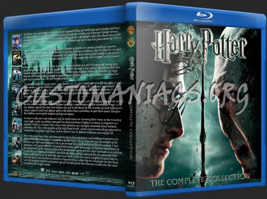 Harry Potter Collection blu-ray cover