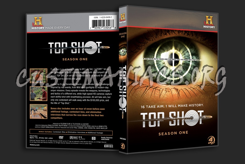 Top Shot Season 1 dvd cover