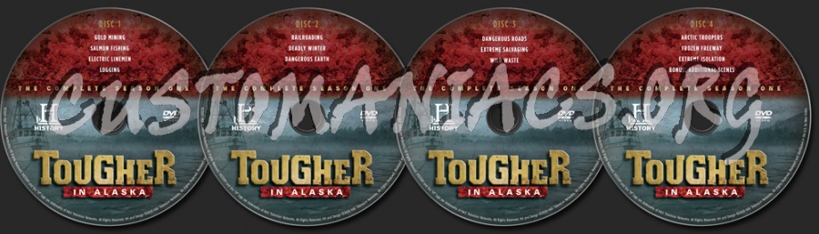 Tougher in Alaska Season 1 dvd label