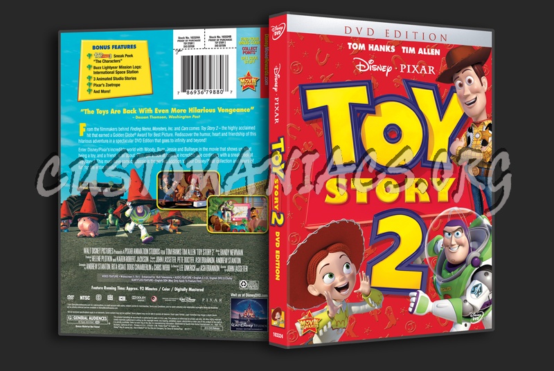 Toy Story 2 dvd cover