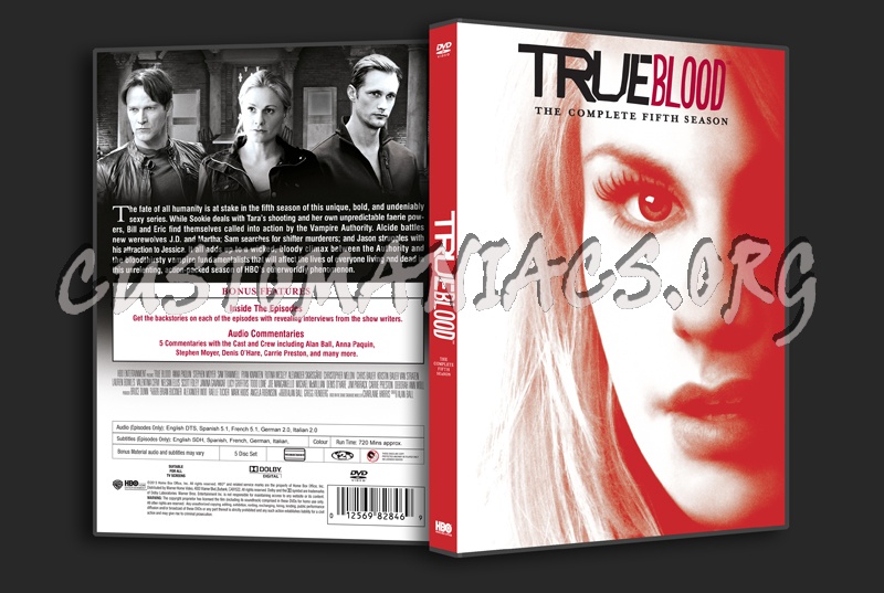 True Blood Season 5 dvd cover