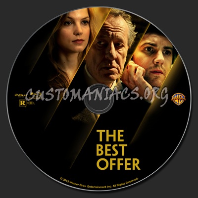 The Best Offer blu-ray label