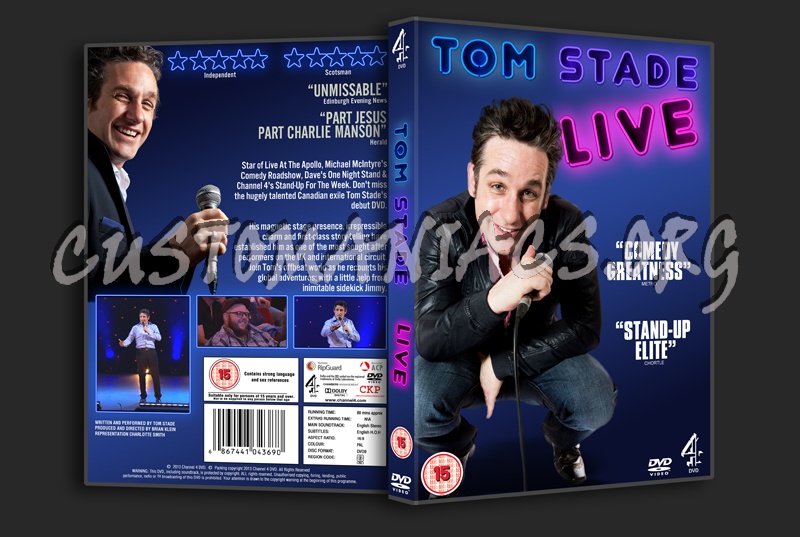 Tom Stade: Live dvd cover