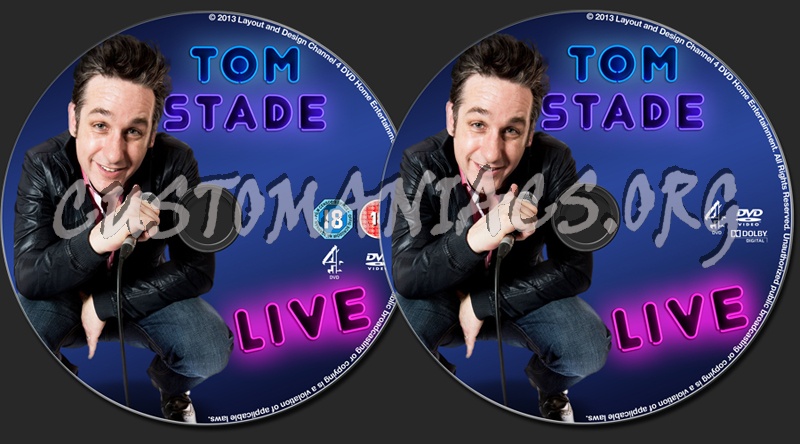 Tom Stade: Live dvd label