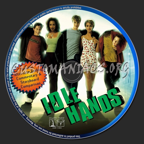 Idle Hands blu-ray label