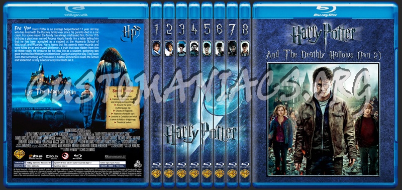 Harry Potter Collection blu-ray cover