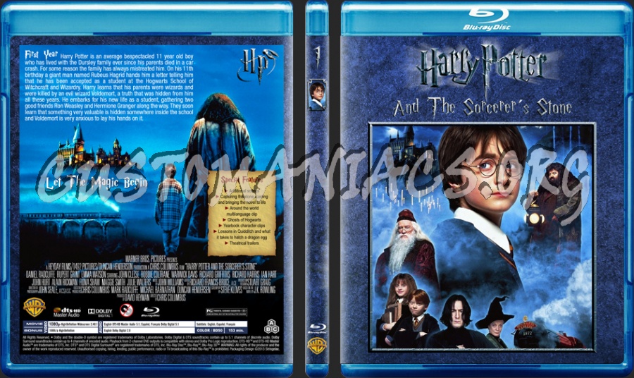 Harry Potter Collection blu-ray cover