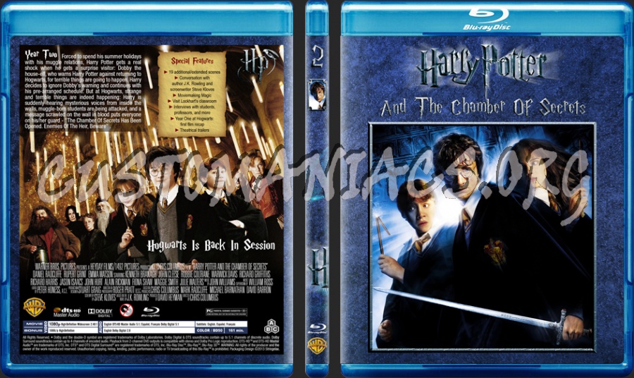 Harry Potter Collection blu-ray cover