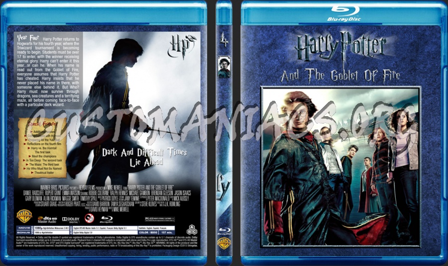 Harry Potter Collection blu-ray cover