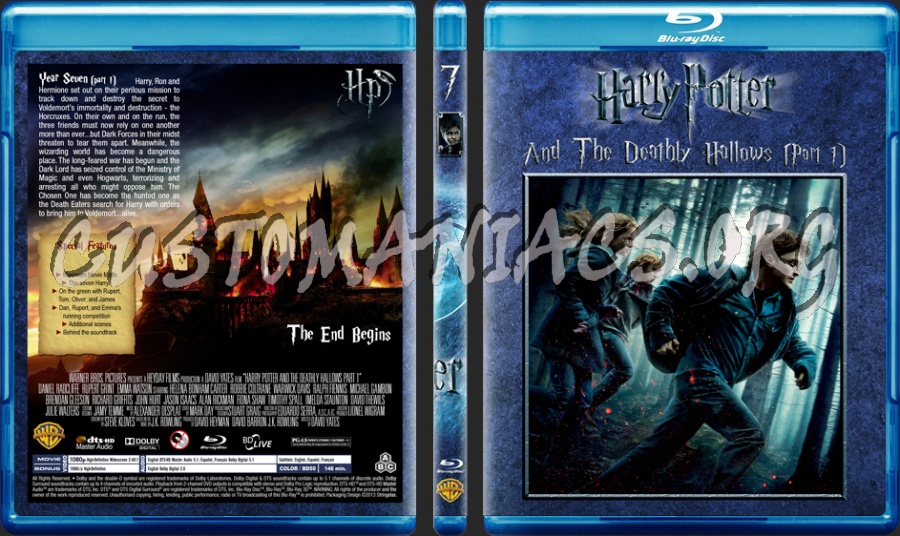 Harry Potter Collection blu-ray cover