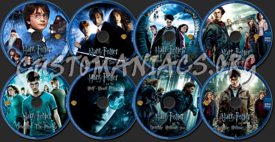 Harry Potter Collection blu-ray label