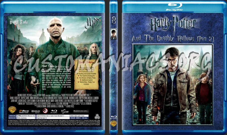 Harry Potter Collection blu-ray cover