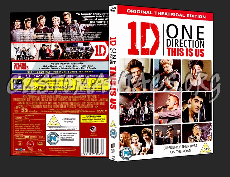 One Direction - This Is Us dvd cover