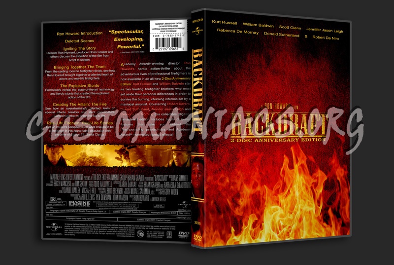 Backdraft dvd cover