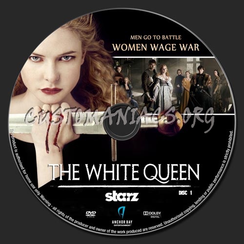 The White Queen dvd label
