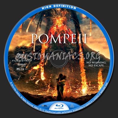 Pompeii blu-ray label