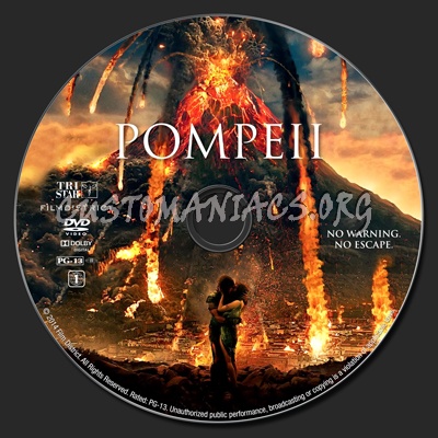 Pompeii dvd label