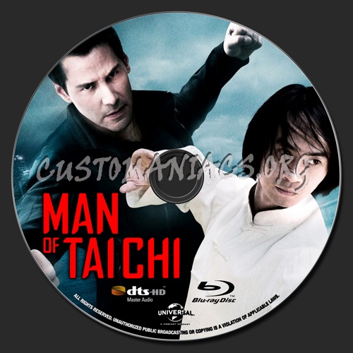 Man Of Tai Chi blu-ray label