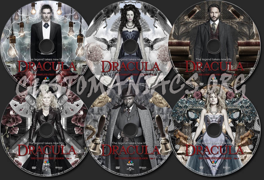 Dracula Season 1 dvd label