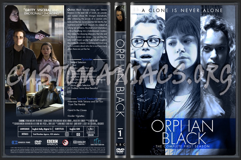 Orphan Black dvd cover