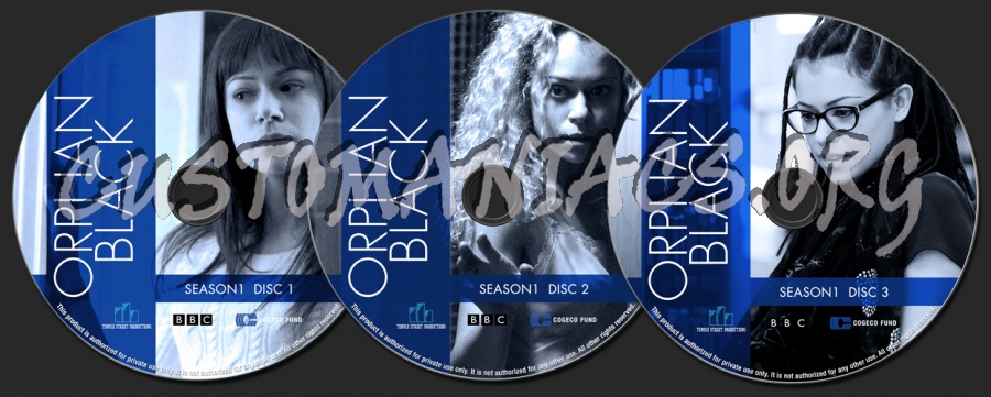 Orphan Black dvd label