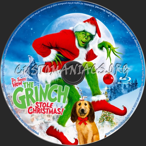 How the Grinch Stole Christmas blu-ray label