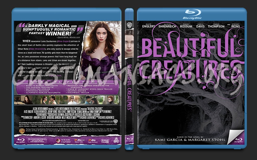 Beautiful Creatures blu-ray cover