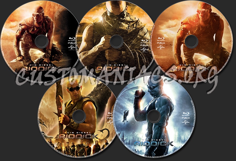 Riddick blu-ray label