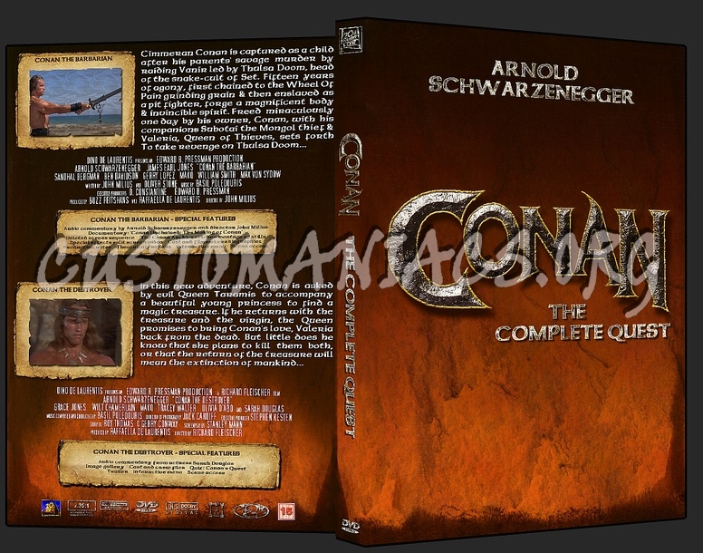 Conan Complete Quest dvd cover