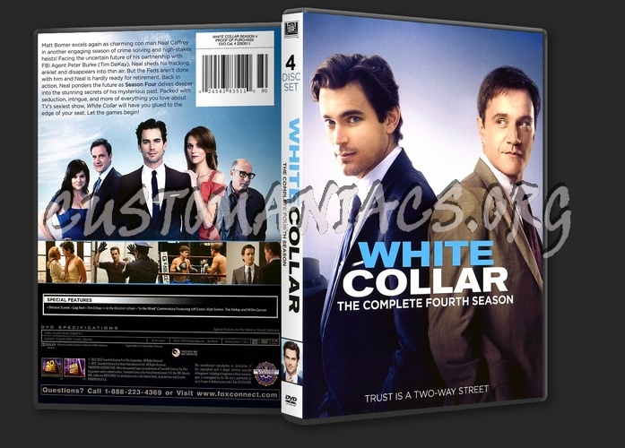 White Collar Season 4 dvd cover