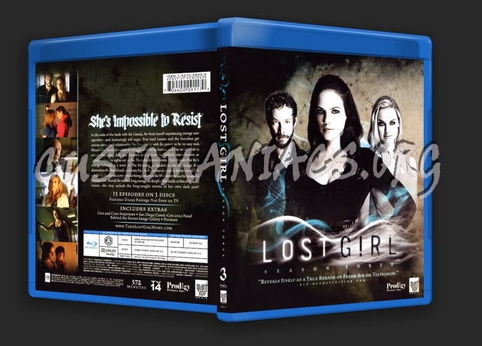 Lost Girl Season 3 blu-ray cover