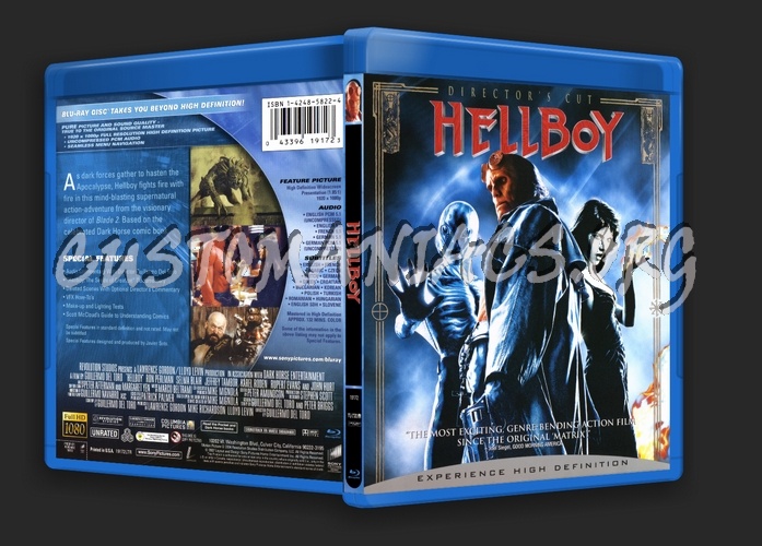 Hellboy blu-ray cover