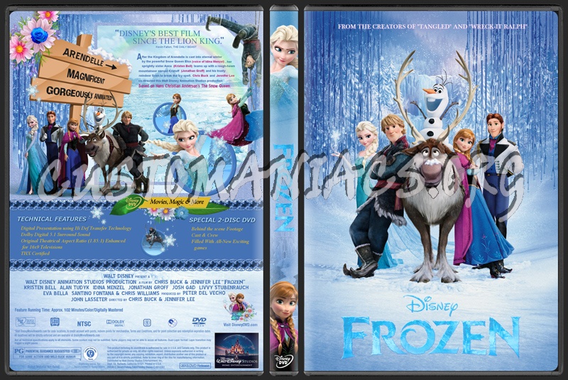Frozen dvd cover