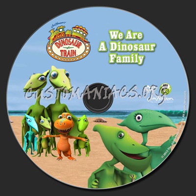Dinosaur Train We Are A Dinosaur Family dvd label
