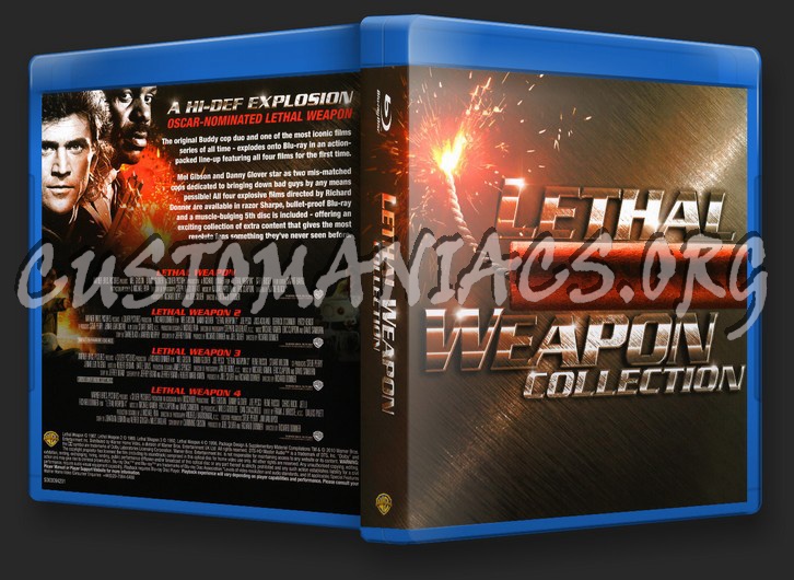 Lethal Weapon Collection blu-ray cover